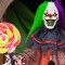 53 1/4" Animated & Light Up Clown Hanging Halloween Decoration